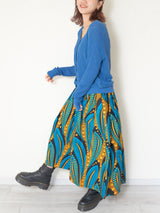 Abu Dhabi Gather Skirt -Peacock Dance-