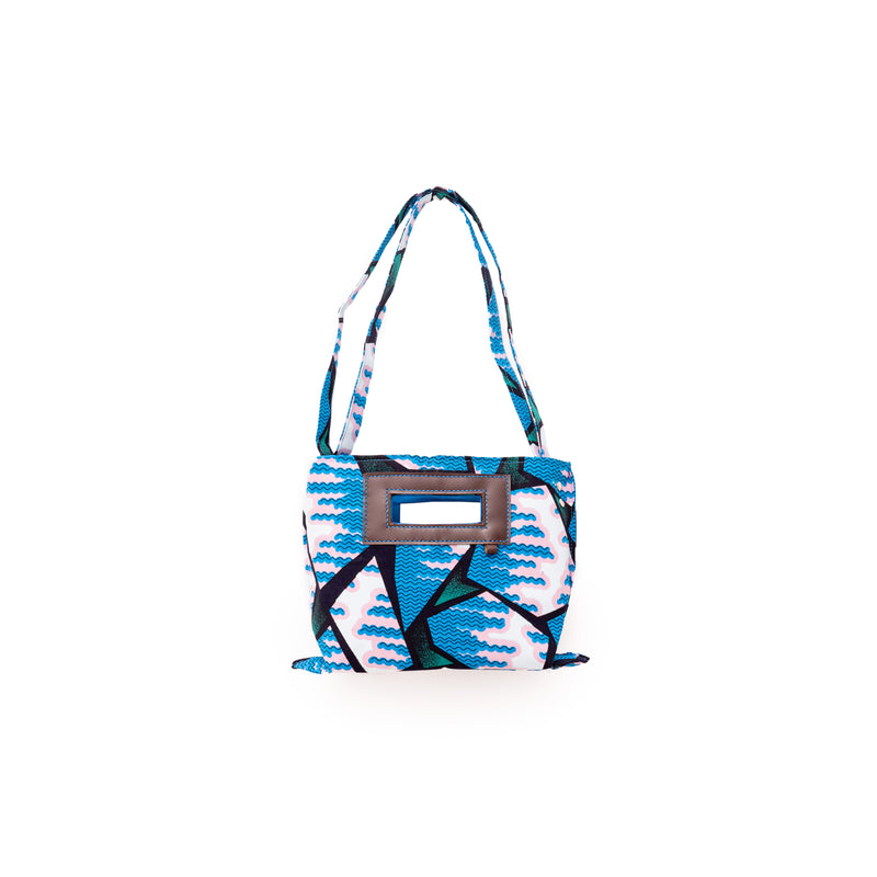 Akello Pochette 38  -Ee Blue Orange & White Blue-