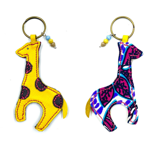 Kirin Keychain -Yellow & Purple-