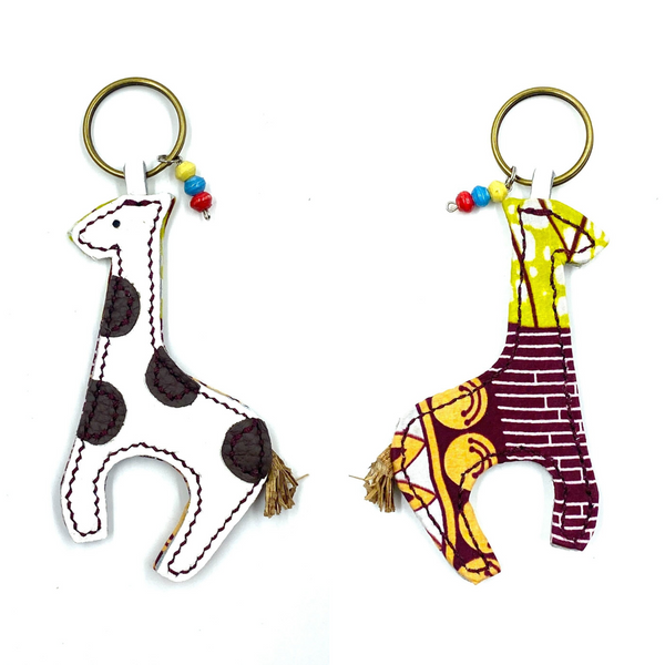 Kirin Keychain -White & Purple-