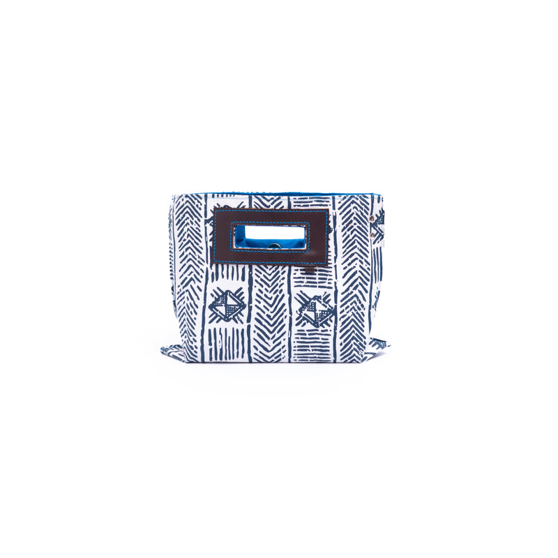 Akello Pochette 38  -White Blue Elegance-