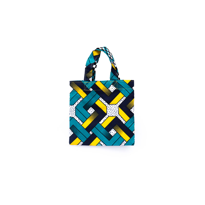 Petit bag -Geometric geometallic harmony-