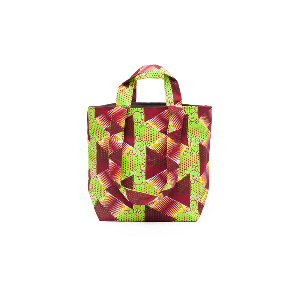 Fabric Booktote -Metallic Green-