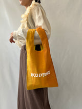 colorful·Kikoy Marché Bag - Yellow