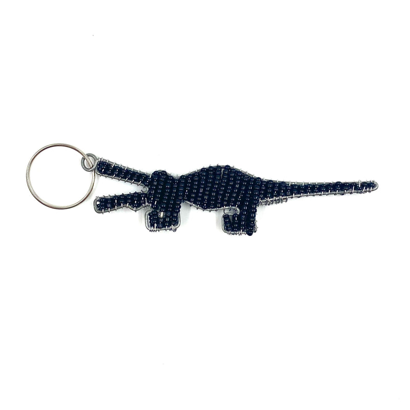 Mini Animal Bead Key Holder -Crocodile-