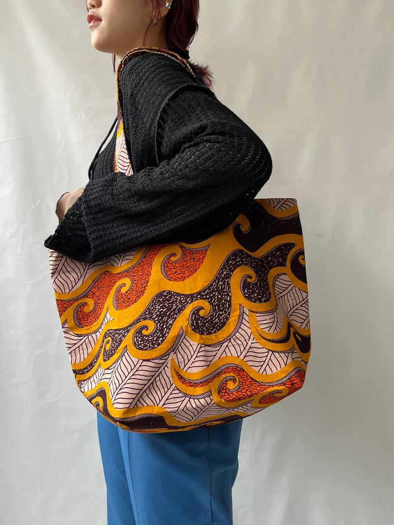 Fabric Book Tote -Furagami-