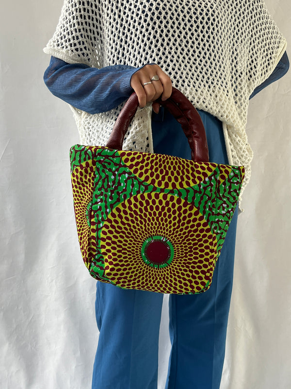 Quilting tote -Bigeye・ Yellow & green-