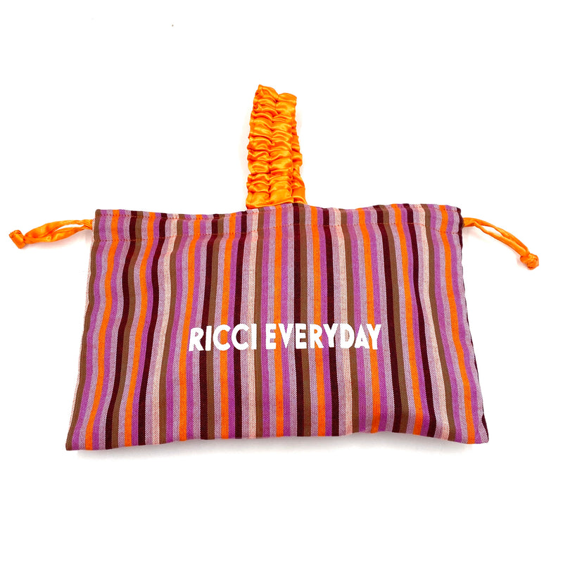 One -handle Kin -chasta satin -orange x purple-