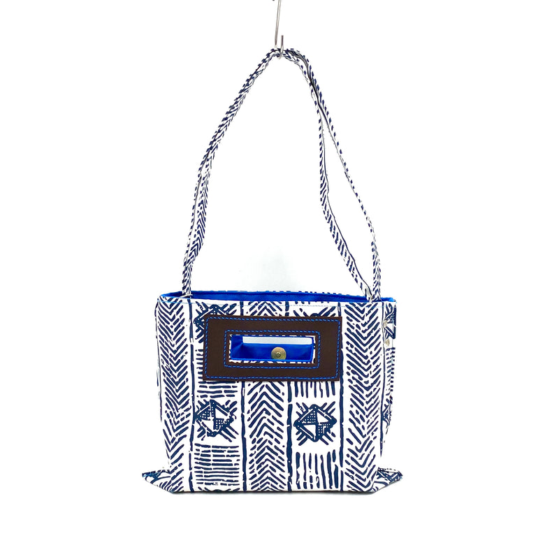 Akello Pochette 38  -White Blue Elegance-