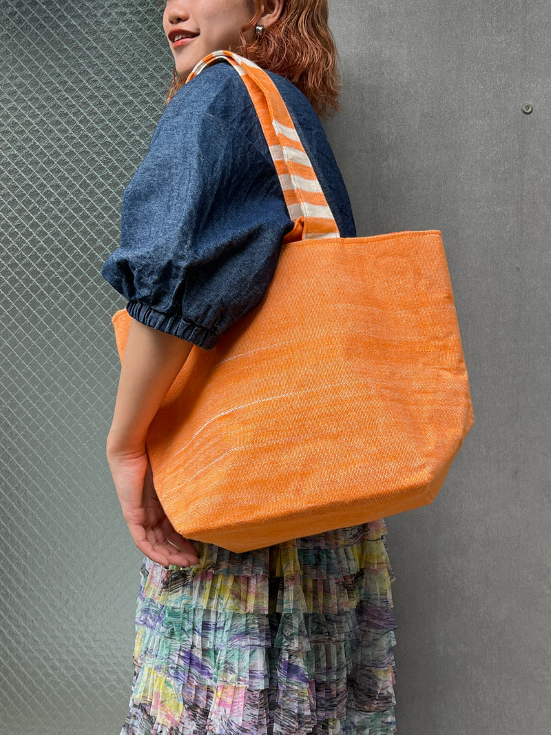 Fabric Booktote -Kikui Orange-