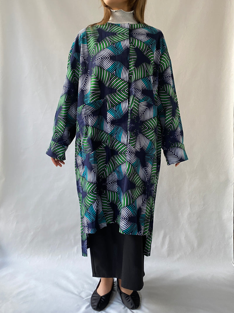 Court dress -kaleidoscope / green-