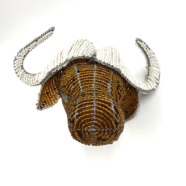 Animal Bead Wall Hanging -Buffalo-