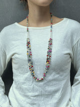 Paper-Beaded・ Christine Necklace -Colorful Candy-