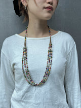 Paper-Beaded・ Christine Necklace -Colorful Candy-