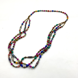 Paper-Beaded・ Christine Necklace -Colorful Candy-