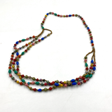 Paper-Beaded・ Christine Necklace -Colorful Candy-