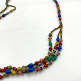 Paper-Beaded・ Christine Necklace -Colorful Candy-