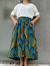 Abu Dhabi Gather Skirt -Peacock Dance-