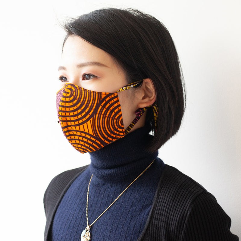 I. Mask -Uzumaki / Orange & Pink-