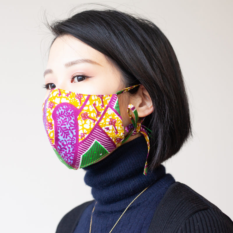 I. Mask -Rock Purple & Green-