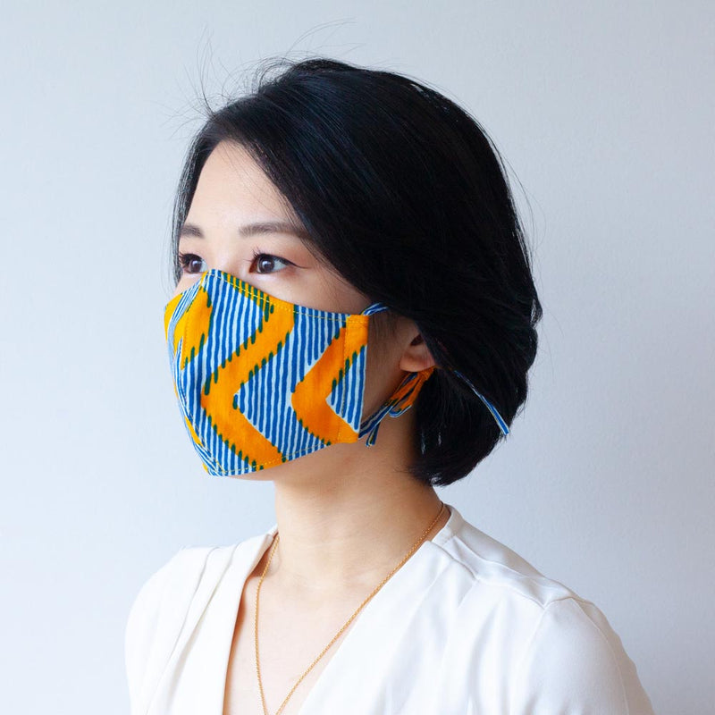 I. Mask -Wave Blue & Yellow-