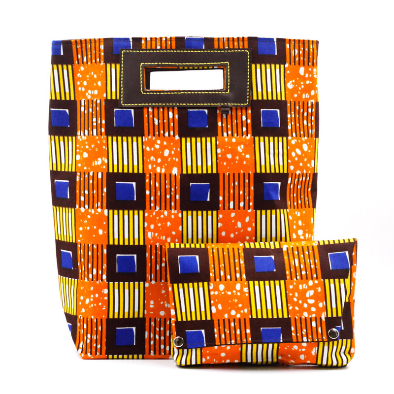 Akello Bag 4WAY -Check orange-