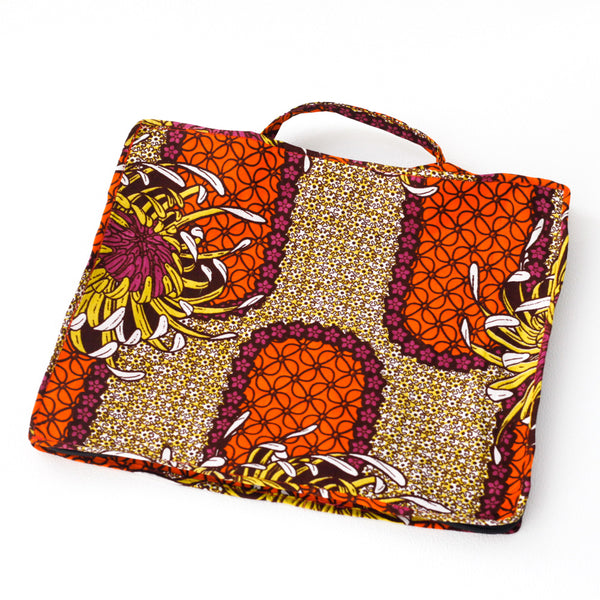 Storage Pouch L -Wild Flower Yellow & Red-