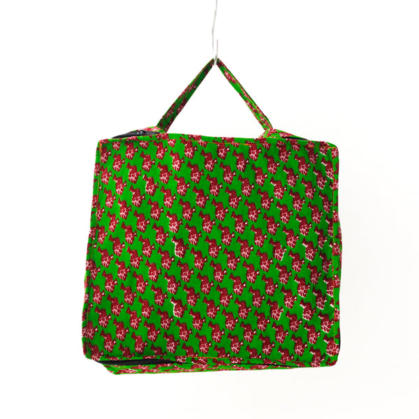 Storage pouch M -Horoholo Red & Green-