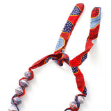 Paper Beads Volume Necklace -Red & Blue-