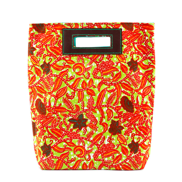 Akello Bag 4WAY -Botanical Red & Light Green-