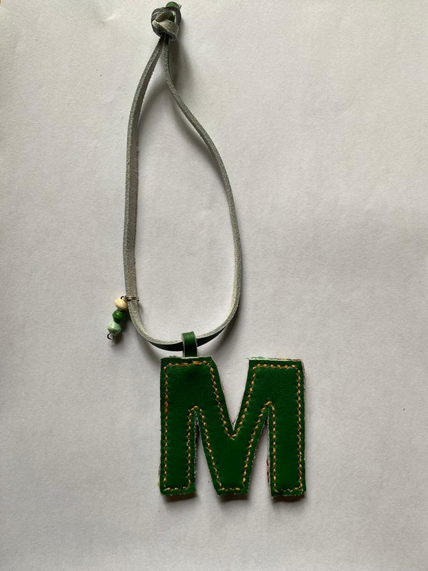 Initial key chain -M-